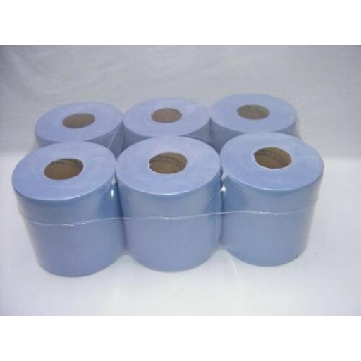 Blue Roll 2ply (Pack of 6)