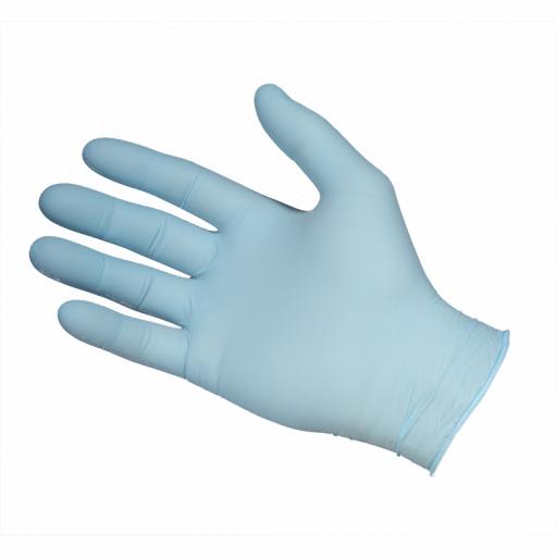 Blue Soft Nitrile Gloves Box 100 (Medium)